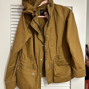 GAP Tan Utility Jacket with Fitted Silhouette